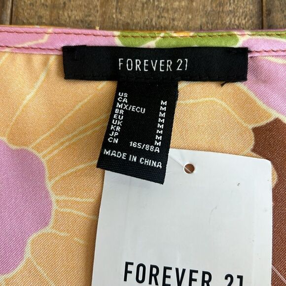 NWT Forever 21 TOP SIZE M MULTI COLOR - Picture 4 of 7